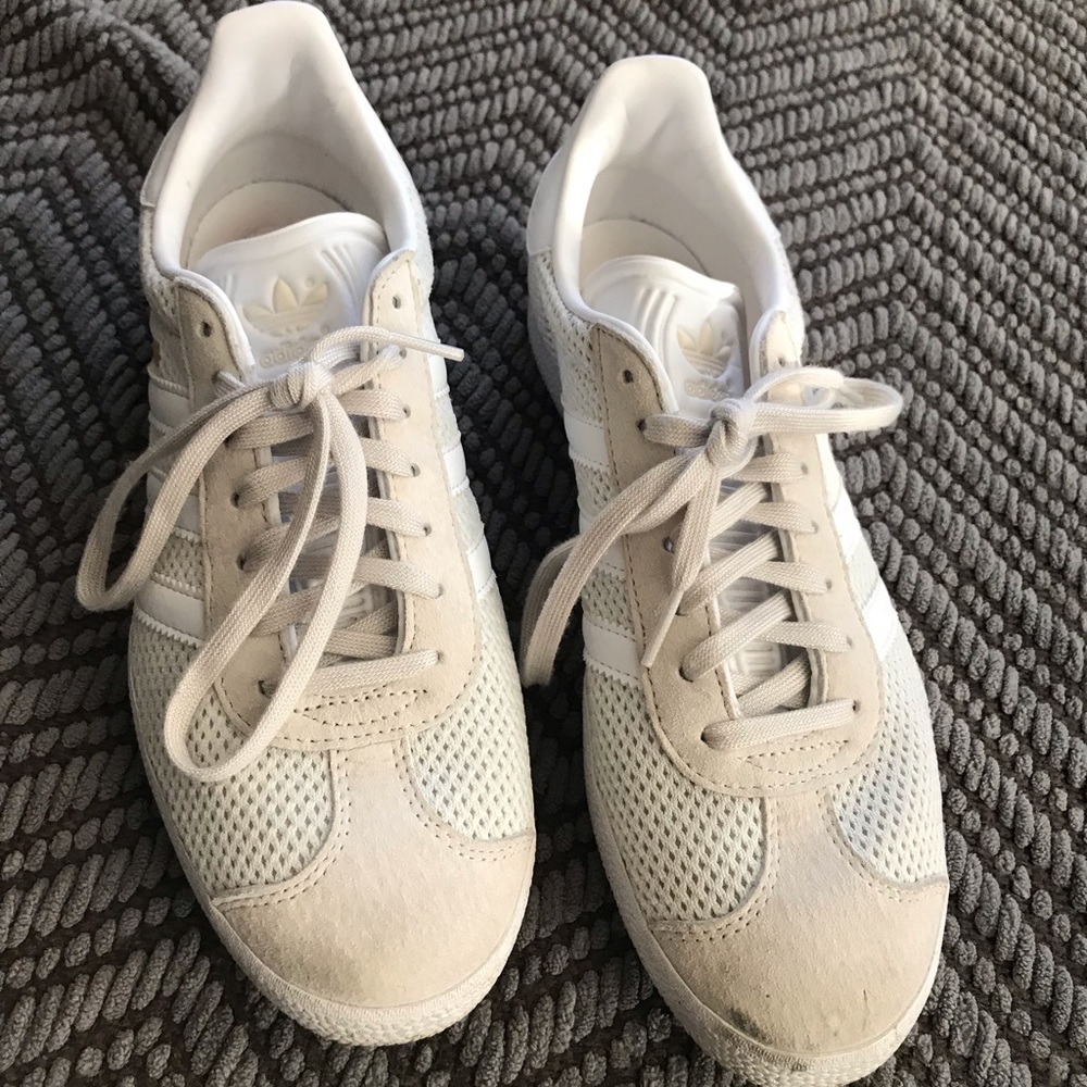 Tan Adidas Gazelle Shoes